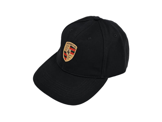 Porsche Cap with Crest (Essential Collection) - Black