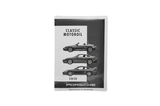 Porsche Classic - Embossed Sign Classic Motoroil 5W-50
