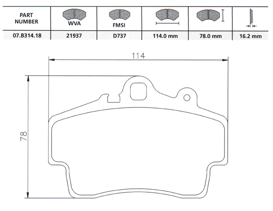 Sport Brake Pads (Front) - 986 Boxster 2.5/2.7, 987 Boxster 2.7