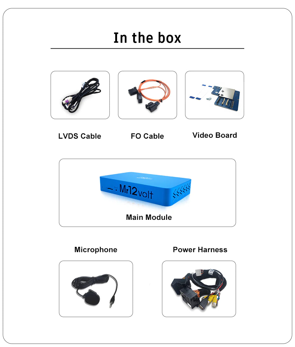 Apple CarPlay / Android Auto retrofit unit for Porsche PCM 3.1