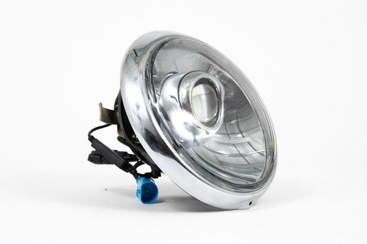 LED Headlamp conversion kit (chrome reflector, clear lens) - Porsche 911 (SC) / 912, 964,