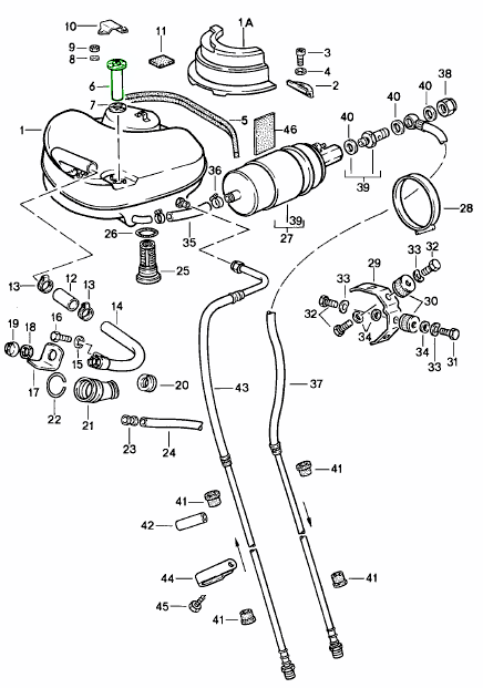 Fuel Level Sender - Porsche 911 (1973 - 1989)
