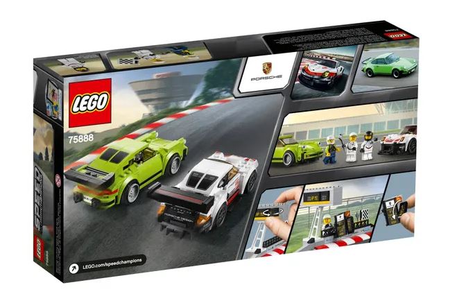 Lego Speed Champions Porsche 911 RSR and 911 Turbo 3.0 #75888