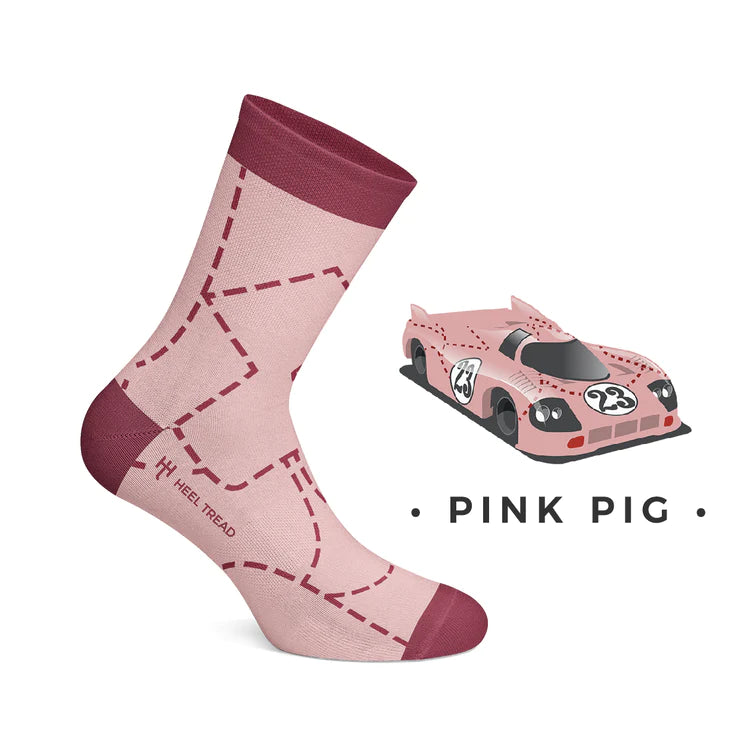 Porsche 917 "Pink Pig / Truffel Jaeger" Socks